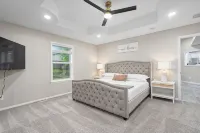Modern Retreat w/ Hot Tub, Game Room & King Suite More - 4-Star