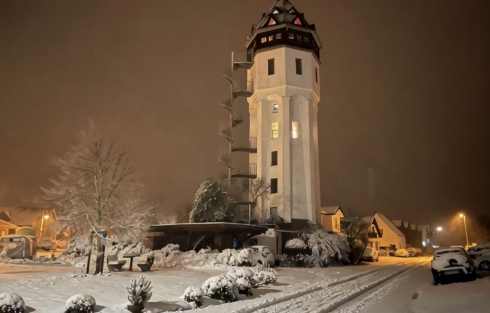 Historic water tower, close to Eifel Nature Park, Phantasialand, Cologne, Bonn, hiking trails