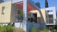 Oasis of well-being in the midst of ater olive and cypress trees