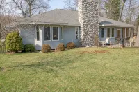 Spacious Custom Caseville home Steps 2 Beach/Woods