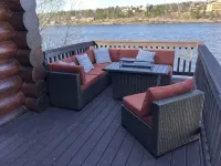 Keweenaw's Houghton Haven waterfront home. Secluded & private, yet close to town