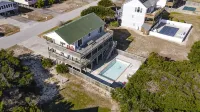 畫廊街區，距海灘步行250碼，配有泳池，歐申維尤7臥室度假屋 - 2 星級