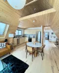 Stylish Nordic A-frame in Downtown Victor - 3-Star