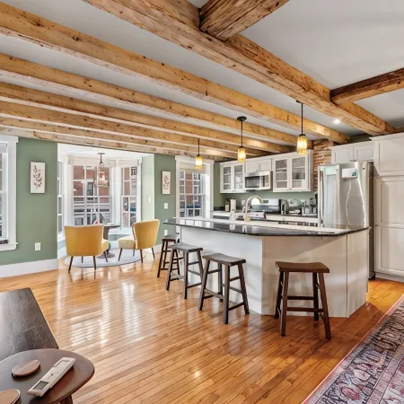 Spacious Downtown Hallowell River View Apartment