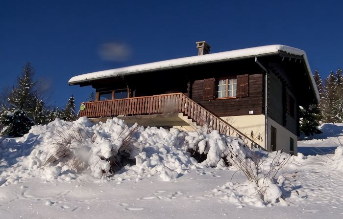 Chalet with fireplace (wood supplied) sleeps 10 (discount for stays of 3 nights or more)
