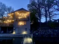 Lake Condo- Right on the Water with a Dock! Bring a boat or rent a boat!
