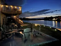 Relax & Unwind at Sunset Lake Paradise 4Br Lakefront Retreat with Fire Pit, WiFi - 4-Star