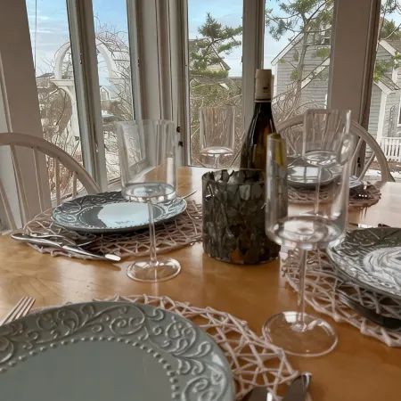 Maushop Village Getaway with Ocean Views, Steps to Private Beach