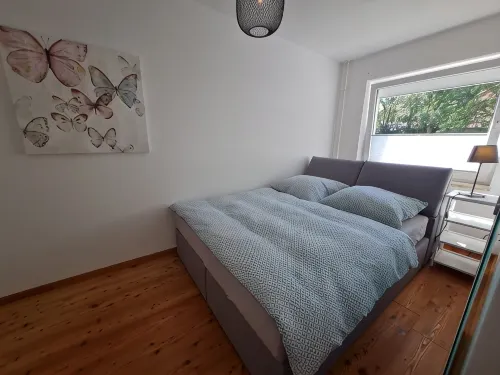 Modern city apartment with balcony and private parking space in a quiet location