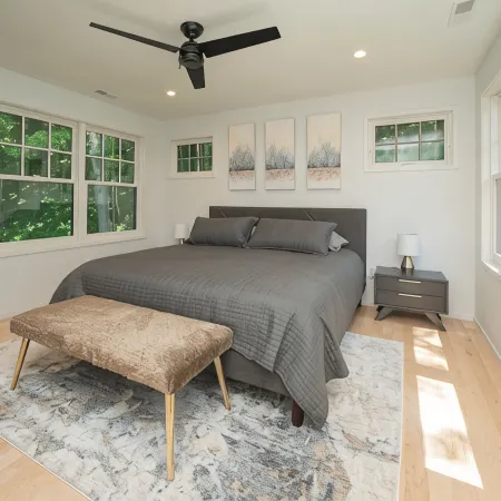 AMAZING NEWER HOME WITH LAKE VIEWS, steps away from shops and restaurants.