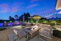 Private Oasis: 45 ft Pool, Spa, New Pickleball Ct, 9-Hole Golf, Grass Volleyball - 4-نجوم