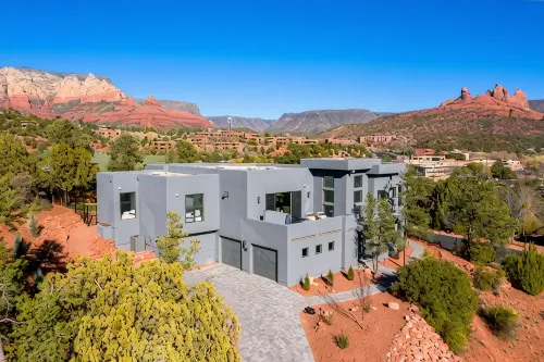 Sedona Dream Estate - 5Br Huge Pool/Spa/Firepit/Golf/Sauna - Kolam Renang Peribadi