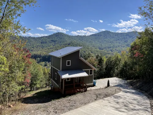 Little Hickory Top - Mountain Side Modern Cabin - Alphydda