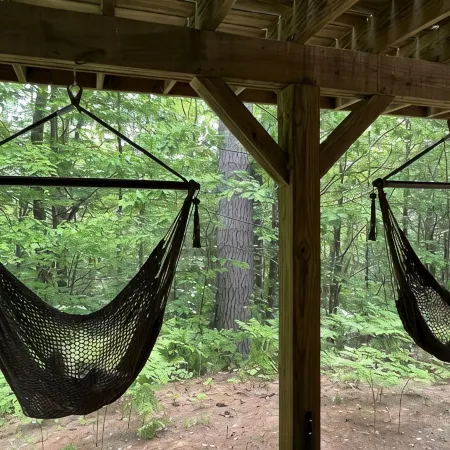 Cabin between Two Lakes -Private Beach on Moose Pond Minutes to Pleasant Mt Ski