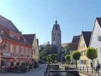 House in Memmingen Altstadt in the Allgäu, terrace, garden, train station, airport Hotels in Memmingen