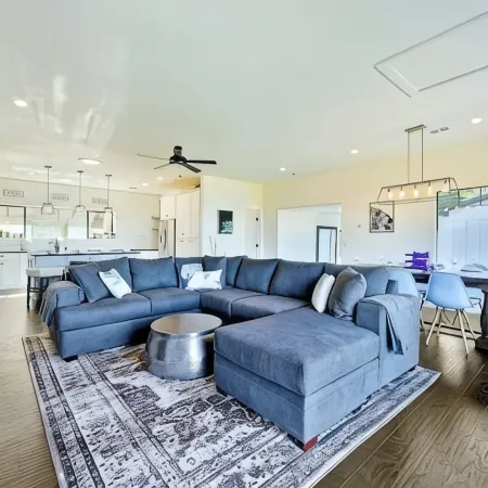 Newly renovated, light/bright San Diego home with a big ocean view over the pool