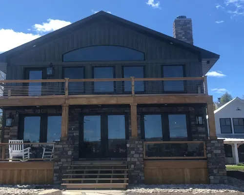 NEW Custom Adirondack Lakefront Home! Rare Find! Hotels in Fulton County