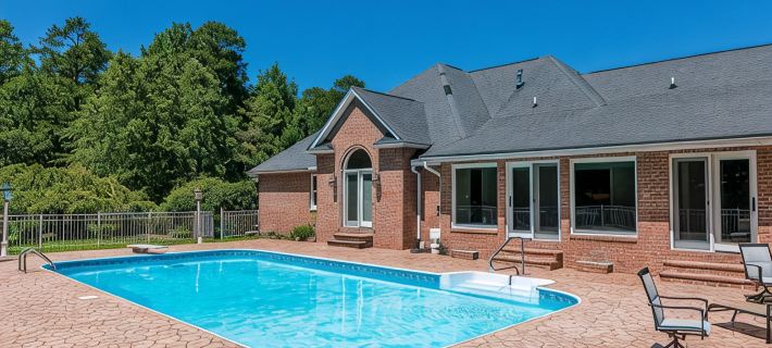 Large House w/ Private pool - perfect for Golfing Groups (12) beds パインハーストのホテル