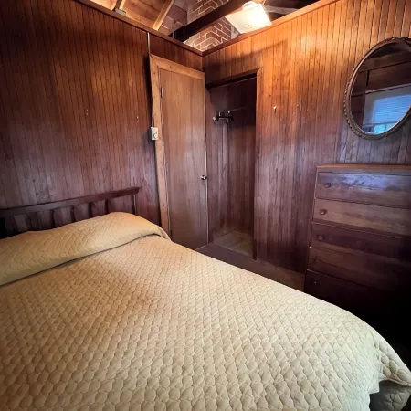 Rustic View Cabin sits on a 2.5 acres on beautiful Hubbard Lake.