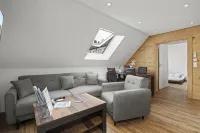 Newly renovated vacation apartment with terrace in a central location in Friedrichshafen - ห้องครัว