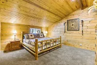 A Real Log Cabin in the Pines with a Huge Game Room and a Jacuzzi Tub!