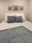 Quick walk to private beach from this brand new 3-bedroom cottage
