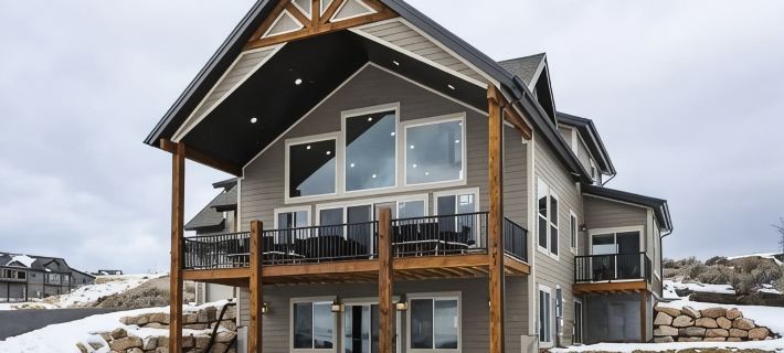 Luxury Lakeview Cabin w/Hot Tub, Pool, Sports Courts, Pickleball, Private Beach! Hotels in Bear Lake County