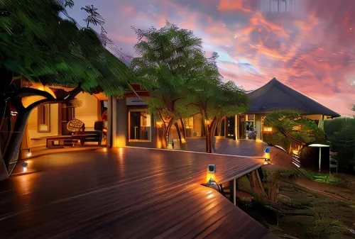 Lush Private Game Lodge - Mountain view