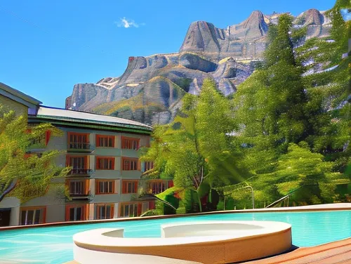 Résidence les Sources des Alpes - Pool