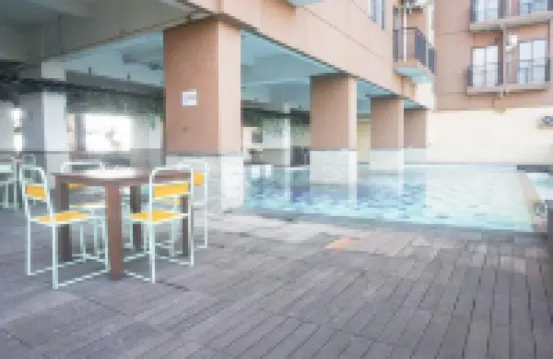 1BR near Gedebage Station at Tamansari Panoramic Apartment By Travelio