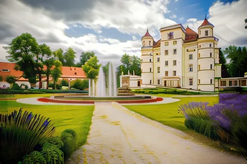 Pałac Wojanów - Parkering