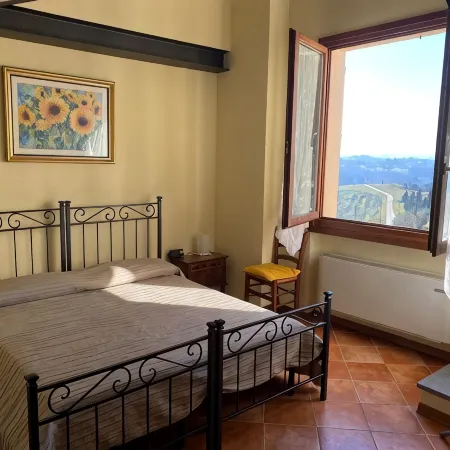 Suite Family Room with Attic and View, use of two pools at Casale del Vacanziere