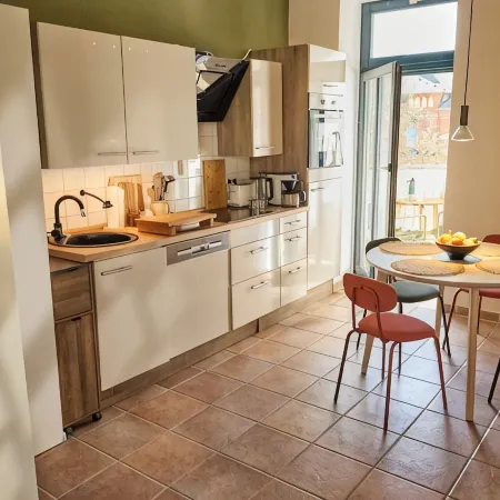 Quiet, central 2-room apartment "Borny" in Schwerin