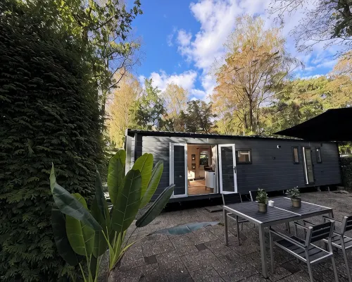 Deluxe chalet with private outside jacuzzi. Hotels in Hoenderloo