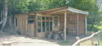 Waterside cabin in the Corrézienne countryside