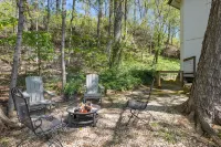 Unique and secluded A frame home on 31 acres with hot tub.