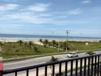 Apartment with Ocean View. 2 Bedrooms. Boraceia Beach - balcony