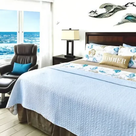 DIRECT BEACH FRONT CONDO! PANORAMIC OCEAN VIEW! NO DRIVE BEACH!