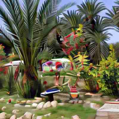 Bivouac Sous les Palmiers Bleus Hotel Exterior
