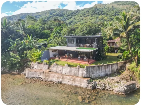 2 storey Prefab Container Vacation Home-Full Mountain View and River access