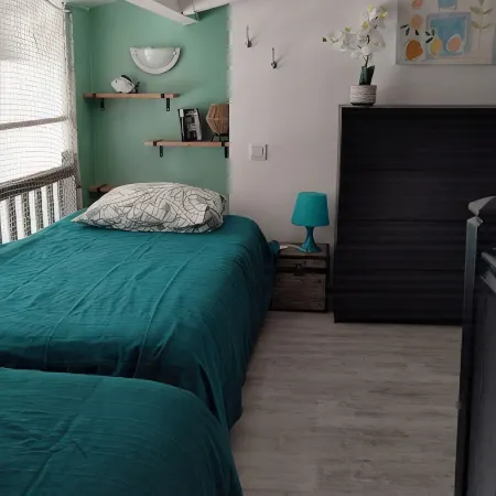 Cap d'Agde, Duplex, Sea View, Sleeps 5, Rated  , Swimming Pool and Private Parking