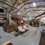 Cozy loft inside a vintage store on an animal rescue farm in Westville, IN