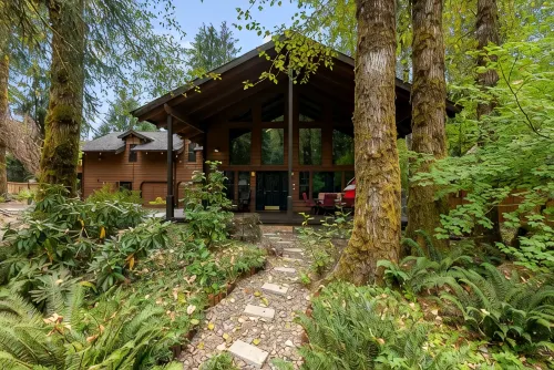 大型山間 - 桑迪河一個街區 - 廚師級廚房 - 泳池 山林小屋