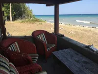 Rustic Authentic Michigan Log Cabin