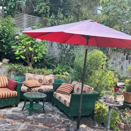 At the Merriewood Retreat you are in a private, serene,garden setting.