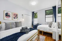 3Br 3Ba • NY Charm Modern Luxe • Sleeps to 12 • Min to NYC • Free Parking Permit