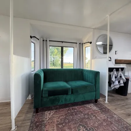 Caboose on a quiet country road with WiFi, AC