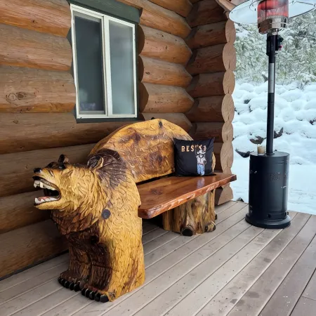 Gorgeous Log Cabin with Hot Tub & Theater near Snowmobile & SXS Trails & Lakes!