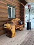 Gorgeous Log Cabin with Hot Tub & Theater near Snowmobile & SXS Trails & Lakes!