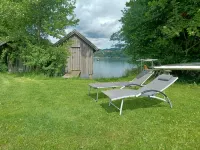 Vacation apartment directly on the beautiful Irrsee with its own bathing area - Apartments